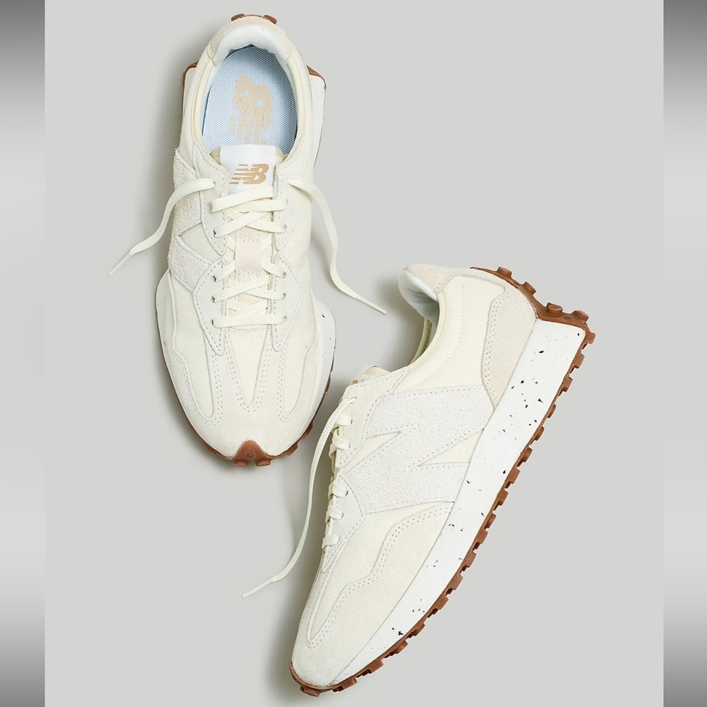 New Balance 327 Womens Suede Tennis Shoe: Turtledove
